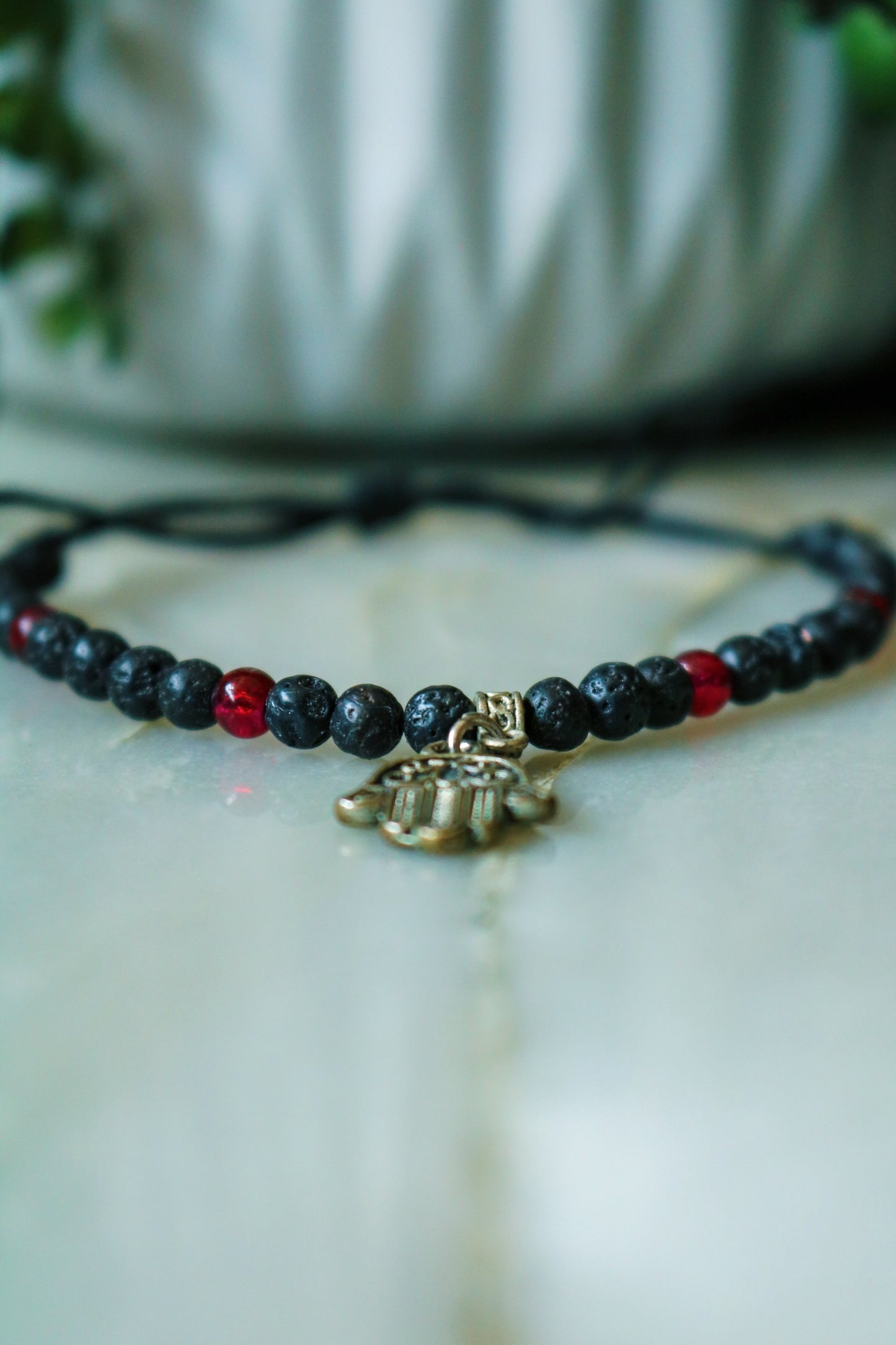 Rustic Hamsa Bracelet