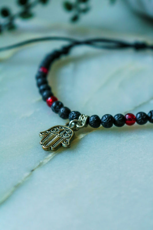 Rustic Hamsa Bracelet