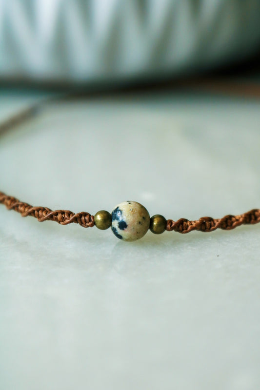 Dalmatian Jasper Bracelet